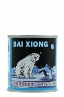 白熊牌調(diào)制加糖煉乳