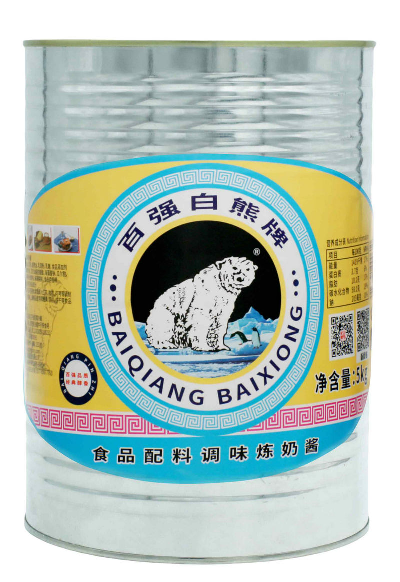 百?gòu)?qiáng)白熊牌調(diào)味煉奶醬
